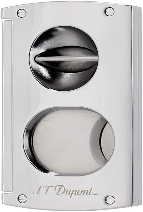 S.T. Dupont S.T. Dupont Cigar Cutter, Double Blade, Chrome, 003418, 003418, 78 x Width 47 x Depth 12 mm