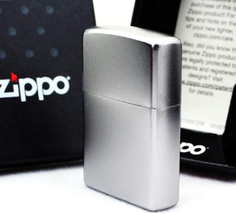 Personalized Groomsmen Zippo Lighter Perfect for Boyfriend, (Satin Chrome 205)