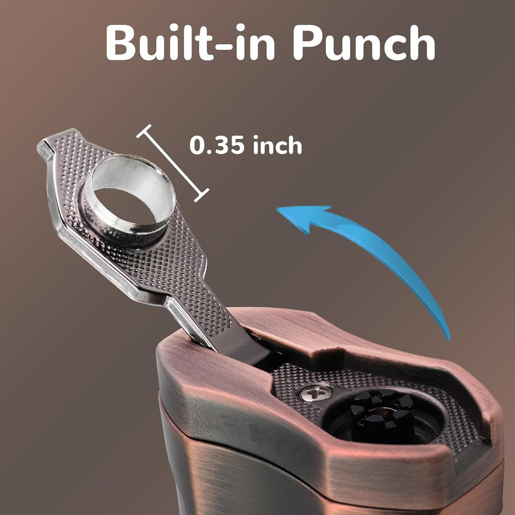 Torch Lighter Triple Jet Flame Refillable Butane Lighter (Gas Not Included)