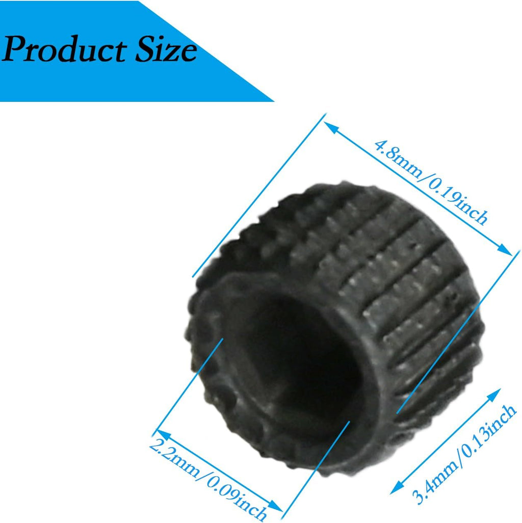 5 Pcs Lighter Flint Wheel, Lighter Replacement Repair Kit Compatible with S T Dupont-Black