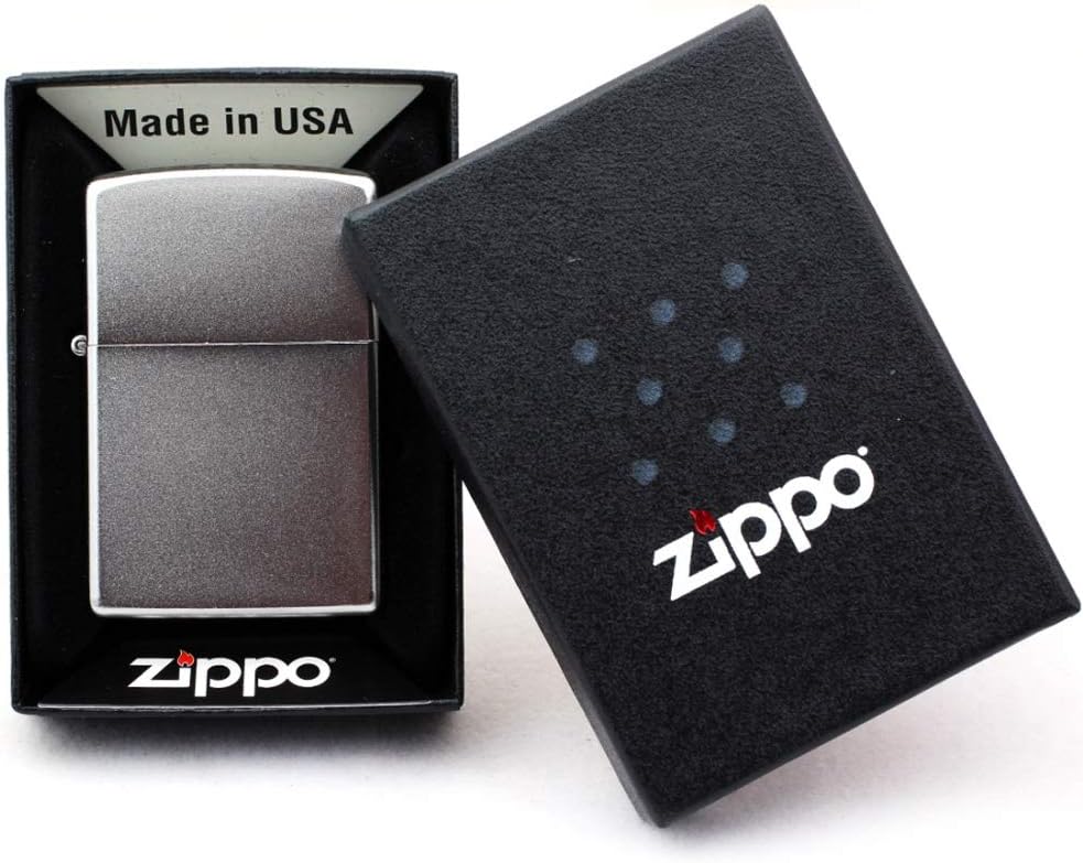Personalized Groomsmen Zippo Lighter Perfect for Boyfriend, (Satin Chrome 205)