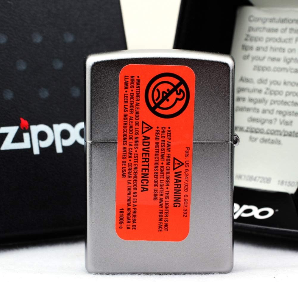 Personalized Groomsmen Zippo Lighter Perfect for Boyfriend, (Satin Chrome 205)
