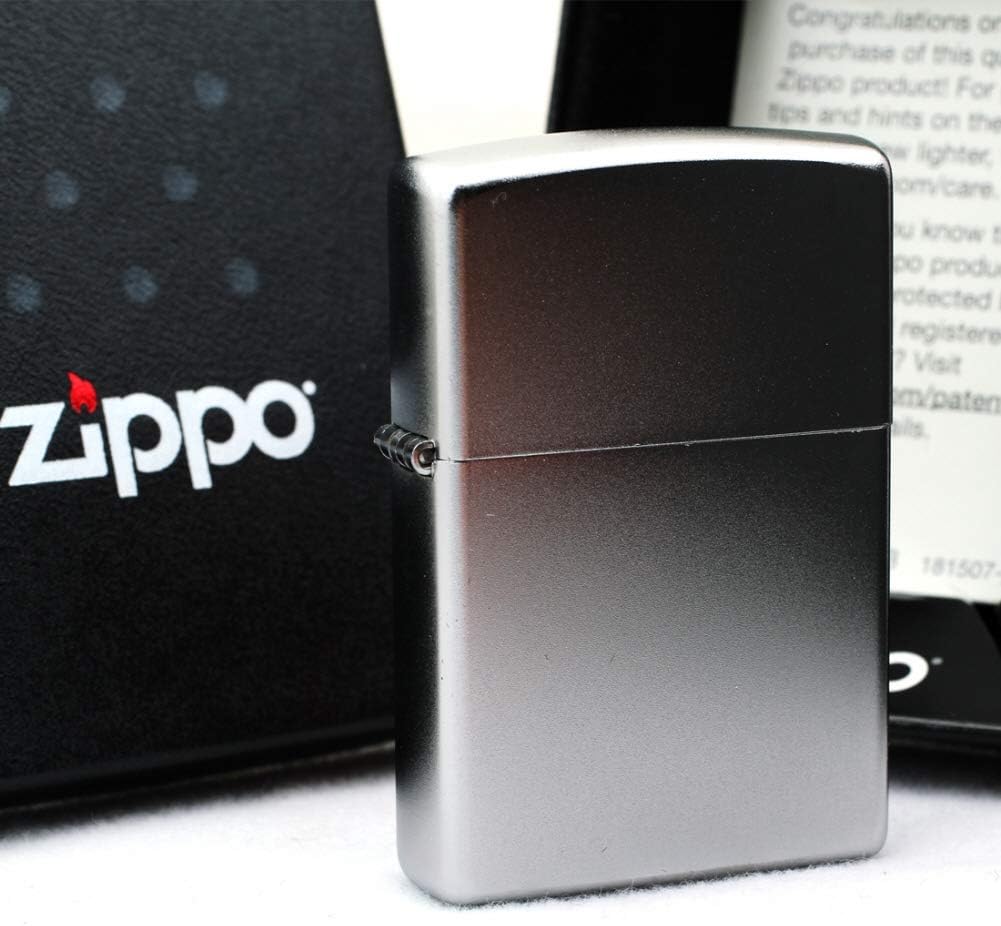 Personalized Groomsmen Zippo Lighter Perfect for Boyfriend, (Satin Chrome 205)