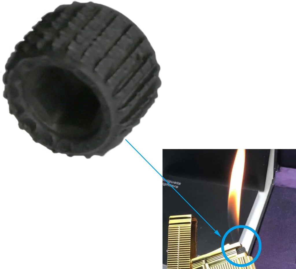 5 Pcs Lighter Flint Wheel, Lighter Replacement Repair Kit Compatible with S T Dupont-Black
