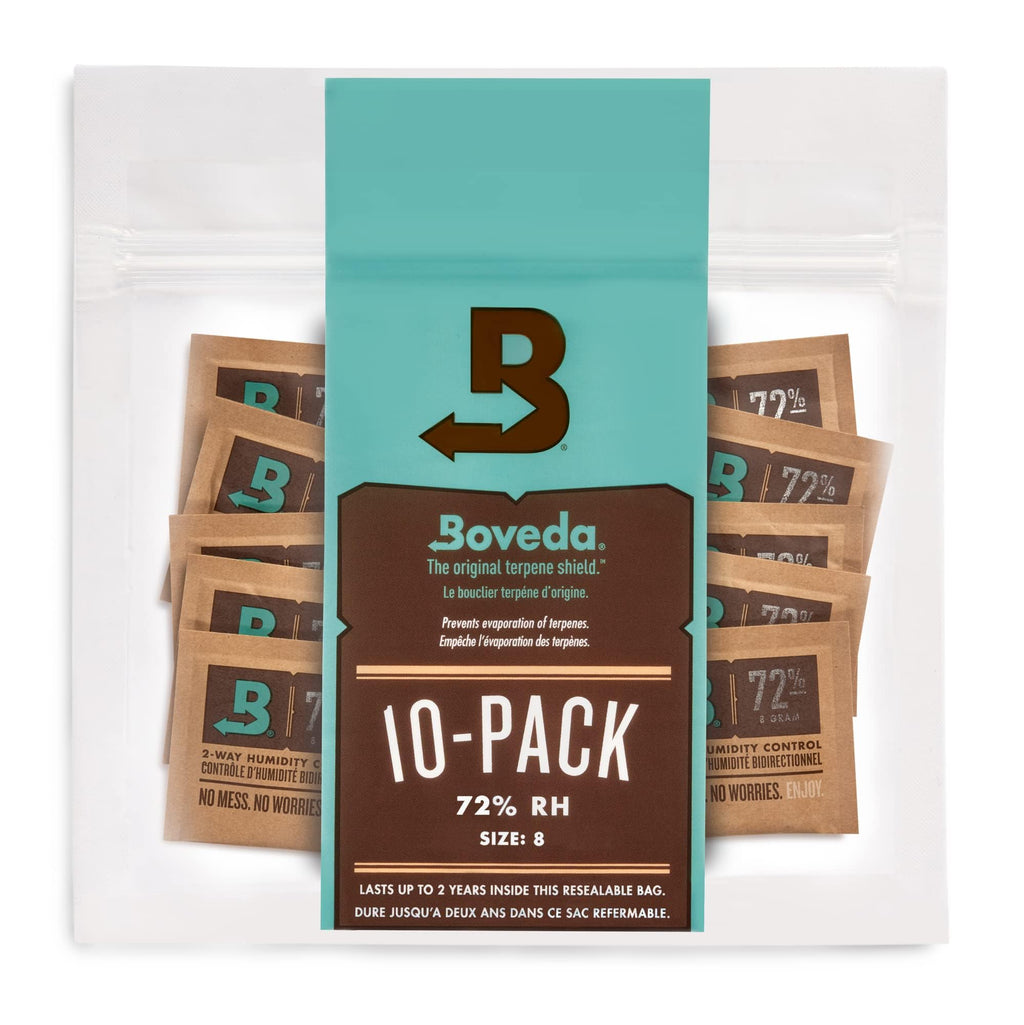 Boveda 72% Two-Way Humidity Control Packs For Wood Humidifier Boxes – Size 60 – 20 Pack – Moisture Absorbers – Humidifier Packs – Hydration Packets in Resealable Bag