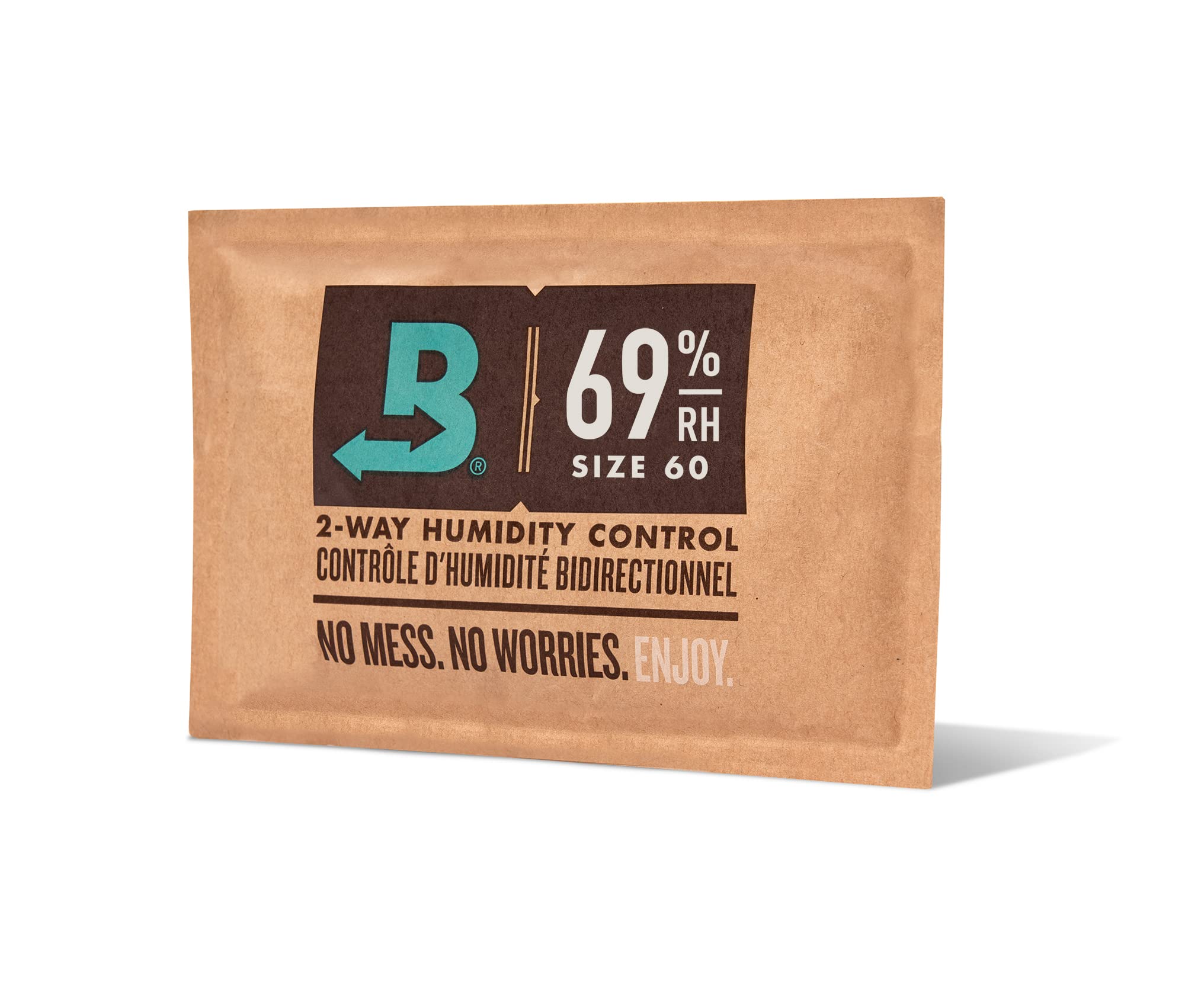Boveda 72% Two-Way Humidity Control Packs For Wood Humidifier Boxes – Size 60 – 20 Pack – Moisture Absorbers – Humidifier Packs – Hydration Packets in Resealable Bag