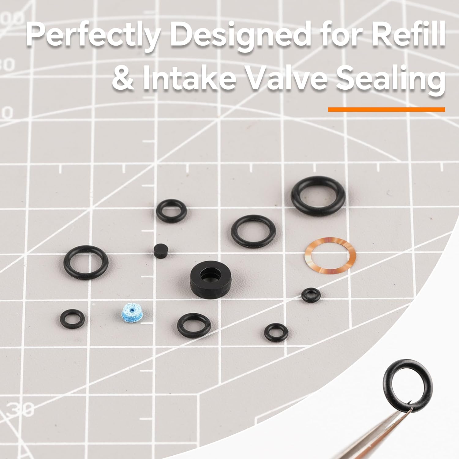 3 Pack Lighter Seal Kit for S.T.Dupont L2 - Includes O-Rings, Refill Valve Gaskets, Rubber Stoppers, and Filter Cotton for Lighter Repair