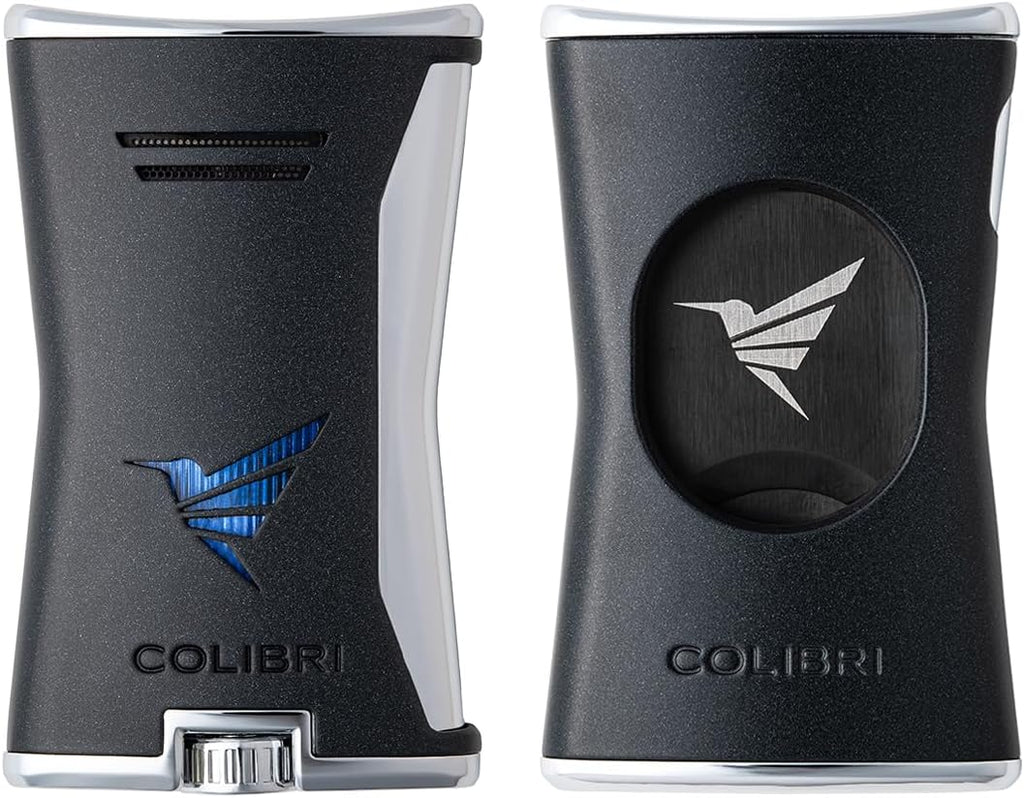 Slim Lighter + Cutter, Black + Chrome